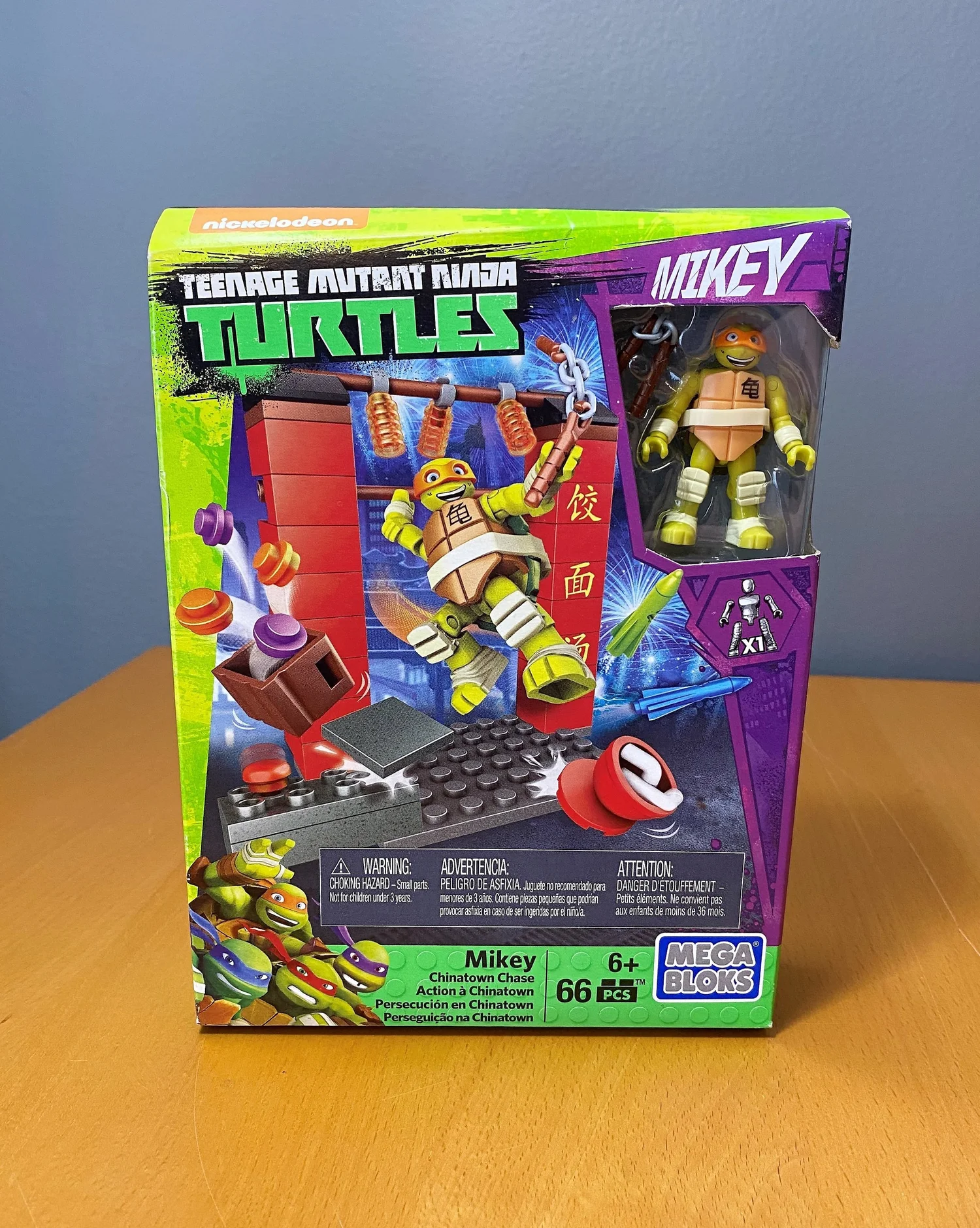 Mega Bloks Teenage Mutant Ninja Turtles Mikey Chinatown Chase